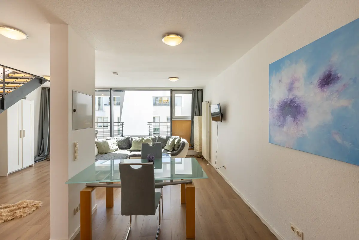 Loft M, Loft mit 2 Schlafzimmern und Wohnraum, CopperRoof Apartments Merseburg, Ansicht 10