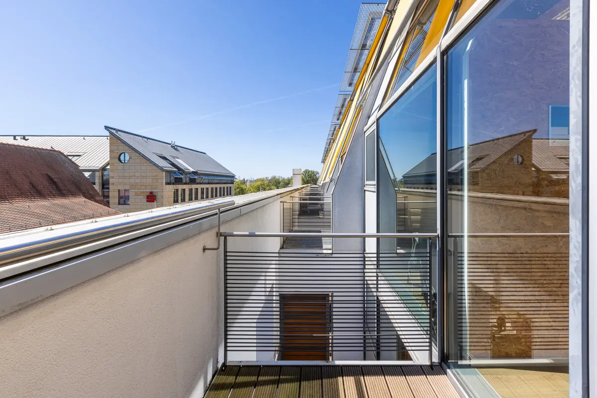 Loft M, Loft mit 2 Schlafzimmern und Wohnraum, CopperRoof Apartments Merseburg, Ansicht 21