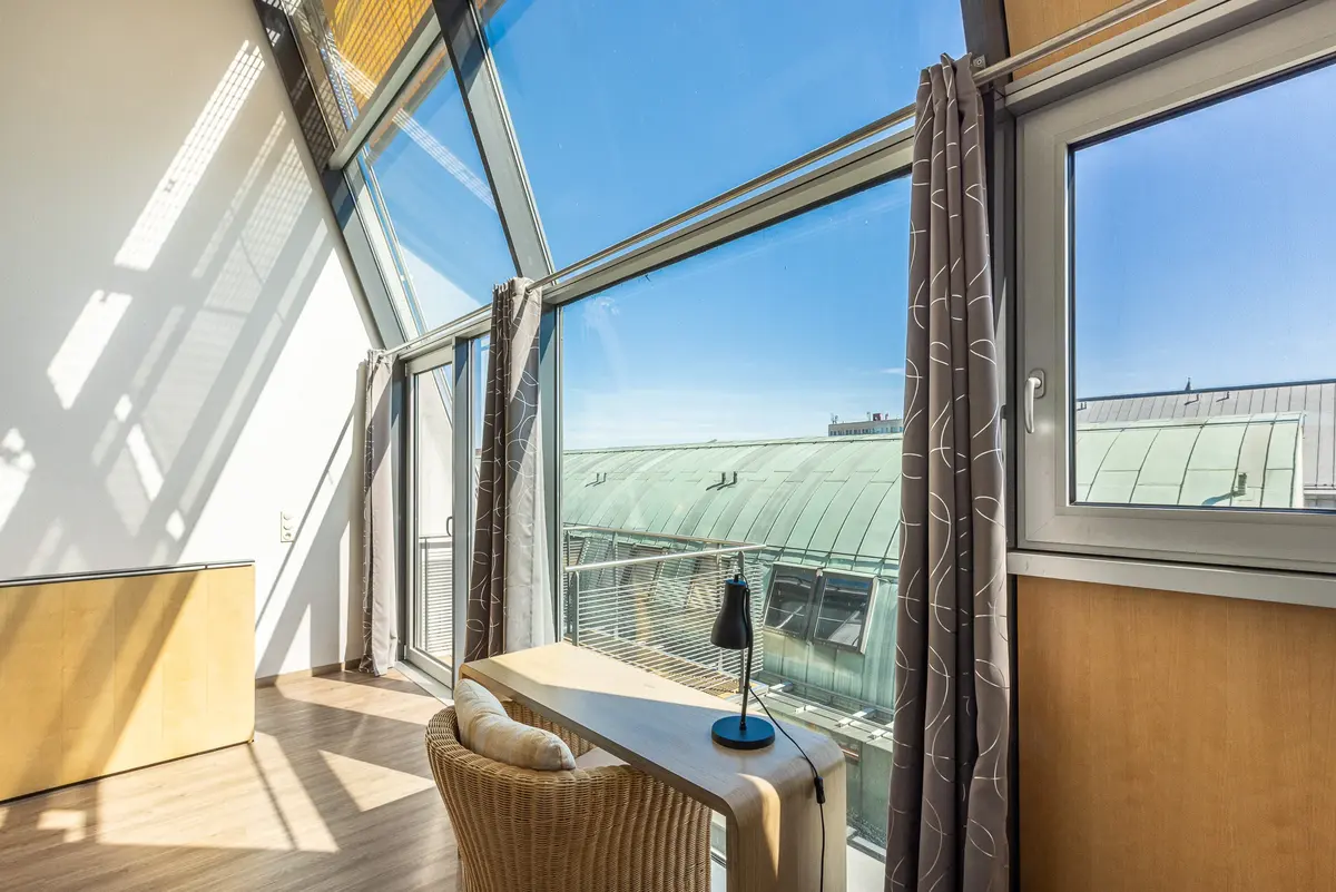 Loft S, Loft mit 1 Schlafzimmer und Wohnraum, CopperRoof Apartments Merseburg, Ansicht 9